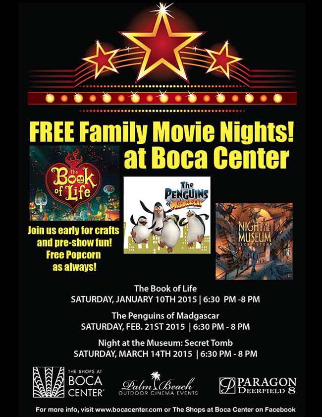 Events at Boca Center