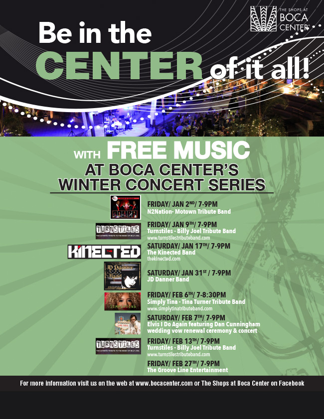 Events at Boca Center